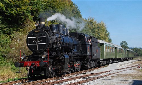 Nostalgické železniční putování - z nostalgické jízdy Slovenskem