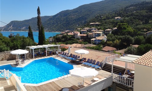 Hotel Kalypso*** - Lefkáda - Agios Nikitas, bazén hotelu Odyssey