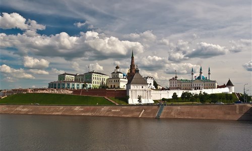 Tři ruská hlavní města: Moskva, vlakem do Nižného Novgorodu, lodí do Kazaně – letecký poznávací zájezd - Tatarstán, Kazaňský Kreml