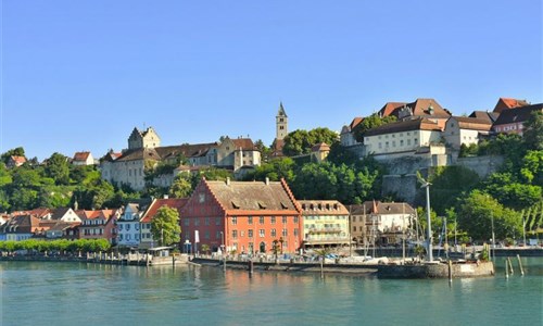 S kartou do tří zemí u Bodamského jezera a do kraje Heidi - S kartou do tří zemí u Bodamského jezera - Meersburg jezero