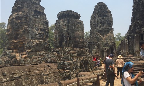 Laos a Kambodža - Kambodža - chrám Bayon Temple