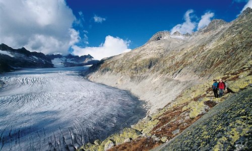 Saas Tall - údolí čtyřtisícovek a Matterhorn s kartou na lanovky - Saas-Fee - perla švýcarských Alp