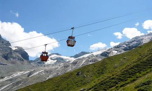 Saas Tall - údolí čtyřtisícovek a Matterhorn s kartou na lanovky - Saas-Fee - perla švýcarských Alp