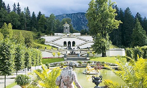 Bavorské královské zámky a Bodamské jezero - Linderhof