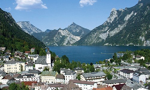 Jezero Traunsee, zámek Orth a Linc