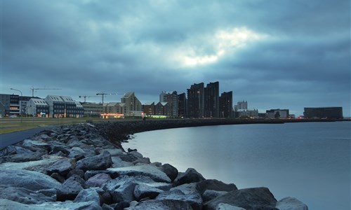 Krásy Islandu s turistikou - Island, Reykjavík - nábřeží