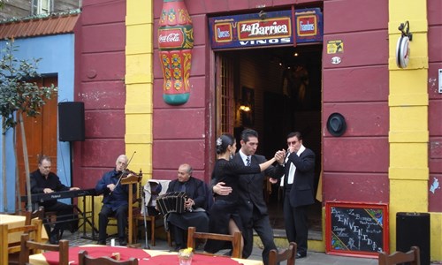 Tango, pláž a samba - Argentina/Brazílie/Uruguay - Argentina, Buenos Aires, la Boca