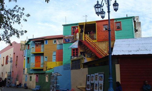 Tango, pláž a samba - Argentina/Brazílie/Uruguay - Argentina, Buenos Aires, la Boca