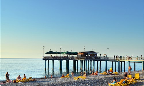 To nejlepší z Gruzie - Gruzie, Batumi - černomořská pláž