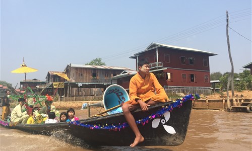 Myanmar - památky, příroda, koupání - Jezero Inle