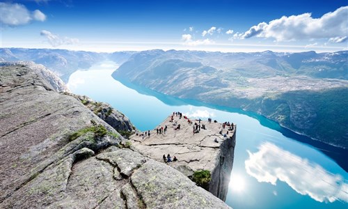 Norsko, krásy jihozápadních fjordů - letecky - Norsko - krásy jihozápadních fjordů