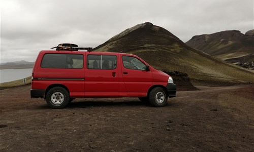 Island - mezi ledovci, sopkami a horkými prameny - Island, na cestě do Landmannalaugar (Duhové hory)