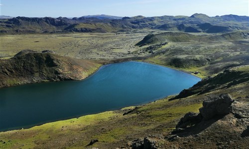 Island - mezi ledovci, sopkami a horkými prameny - Island, vnitrozemí poloostrova Reykjanes