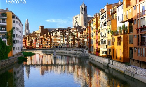 Katalánsko a Pyreneje - letecky - Girona - Katalánsko - Španělsko