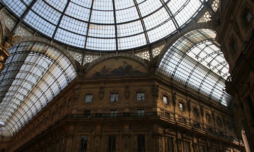 Miláno, letecky za památkami, kulturou i nákupy - Obchodní galerie Victora Emanuelle II.