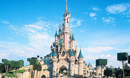 Disneyland a akvárium v Paříži - Francie - Paříž - Disneyland