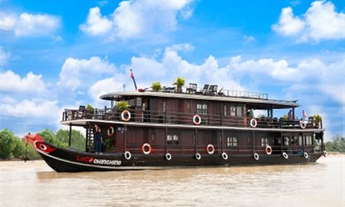 Jižní Vietnam - Saigon, Mekong a koupání na ostrově Phu Quoc - Mekong - výletní loď