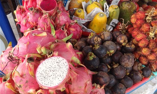 Jižní Vietnam - Saigon, Mekong a koupání na ostrově Phu Quoc - Tropické ovoce