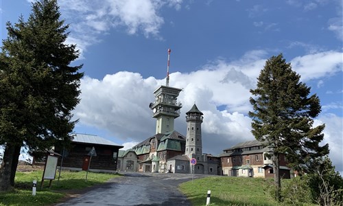 Krušnohoří - hornickou krajinou UNESCO - Klínovec