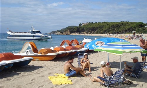 Hotel Surf Mar**** - kombinovaná doprava - Španělsko, Costa Brava, Lloret de Mar - hotel Surf Mar, pláž Fenals