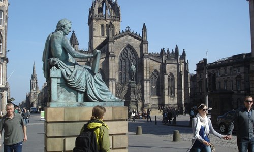 Anglie, Skotsko, Wales - autobusem - Edinburgh - katedrála