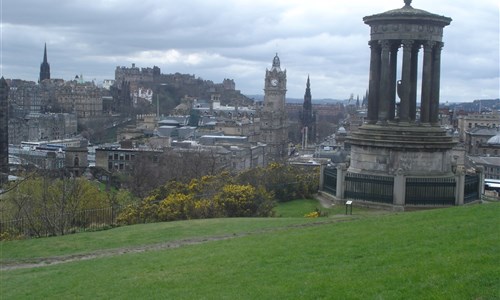 Edinburgh, letecký víkend s programem - Edinburgh - pohled na město