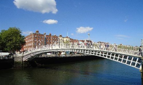 Dublin, letecký víkend s programem - Dublin, Hapenny bridge