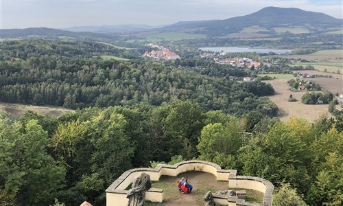 České středohoří - České středohoří - výhled z Kalvárie