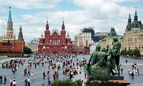 Moskva, Petrohrad, Novgorod - Moskva - Rudé náměstí