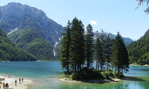 Turistika v Julských Alpách a u Jadranu - Lago di Predil