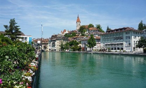 Nejkrásnější města, hory a jezera centrálního Švýcarska - Thun, Švýcarsko