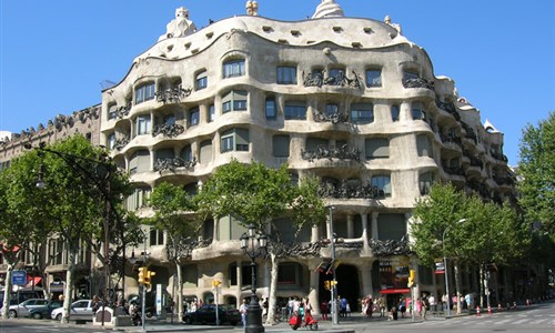 Poklady španělského kulturního dědictví UNESCO - letecky - Španělsko, Barcelona