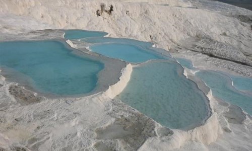 Turecko, za antickými památkami a koupáním - Pamukkale, Turecko