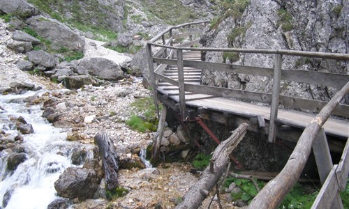 Dachstein a Schladmingské Taury s letní kartou Schladming-Dachstein - Rakousko, Silberkarklamm