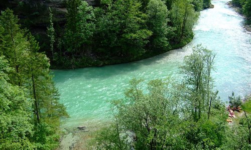 Soutěska Wasserloch a údolí Medlingtal - Rakousko, Wasserloch Salza