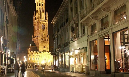 Belgické království letecky - Brugge Belfort