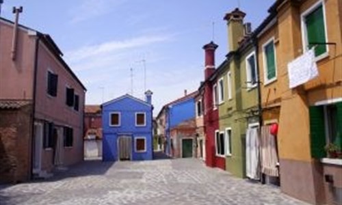 Benátky a zámek Miramare - Burano