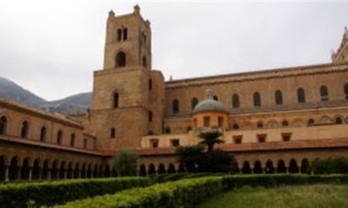 Sicílie - autobusem - Monastery Monreale