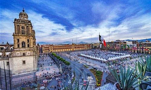 Velký okruh z Mexico city na Yucatán