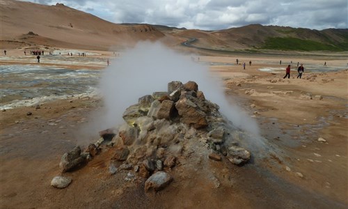 Island - velký okruh pro pokročilé - Island, geotermální oblast Námaskard