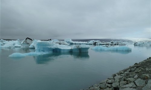 Island - velký okruh pro pokročilé - Island, ledovcové jezero Jökulsárlón