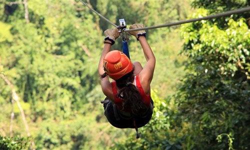 Kostarika - mezi mořem, pralesy a sopkami - Sky Trek v Monteverde