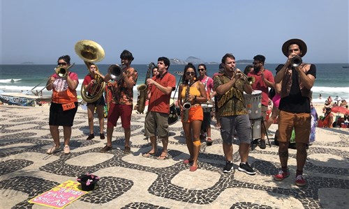 Rio de Janeiro, karneval - Rio - pláž Ipanema