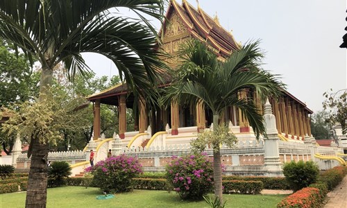 Laos a Kambodža - Vientiane - chrám Phra Keo
