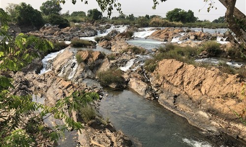 Laos a Kambodža s koupáním - Champassak - vodopád Liphi