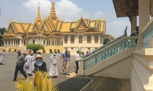 Laos a Kambodža - PhnomPenh - královský palác