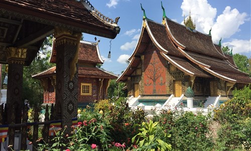 Laos a Kambodža s koupáním - Luang Prabang - chrám Xiengthong