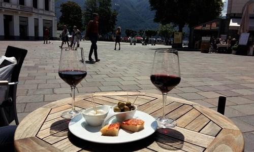 Vinice, palmy a jezera pod horskými štíty s jízdou Bernina Express a ledovcem Diavolezza - Vinice, palmy a jezera