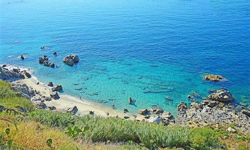 Hotel Poggio di Tropea*** - Pláž pod rezortem