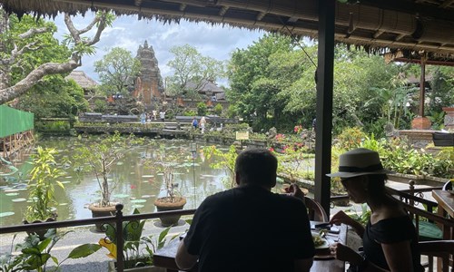Bali - ostrov chrámů, rýžových polí a úsměvů - Ubud - chrám Saraswati